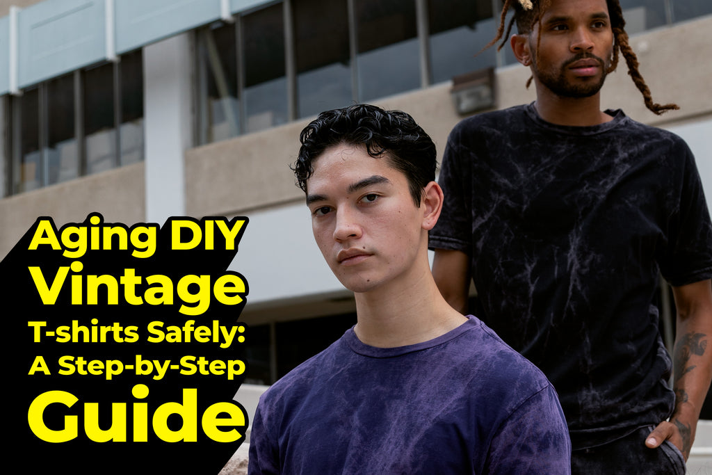 Aging DIY Vintage T-Shirts Safely: A Step-by-Step Guide