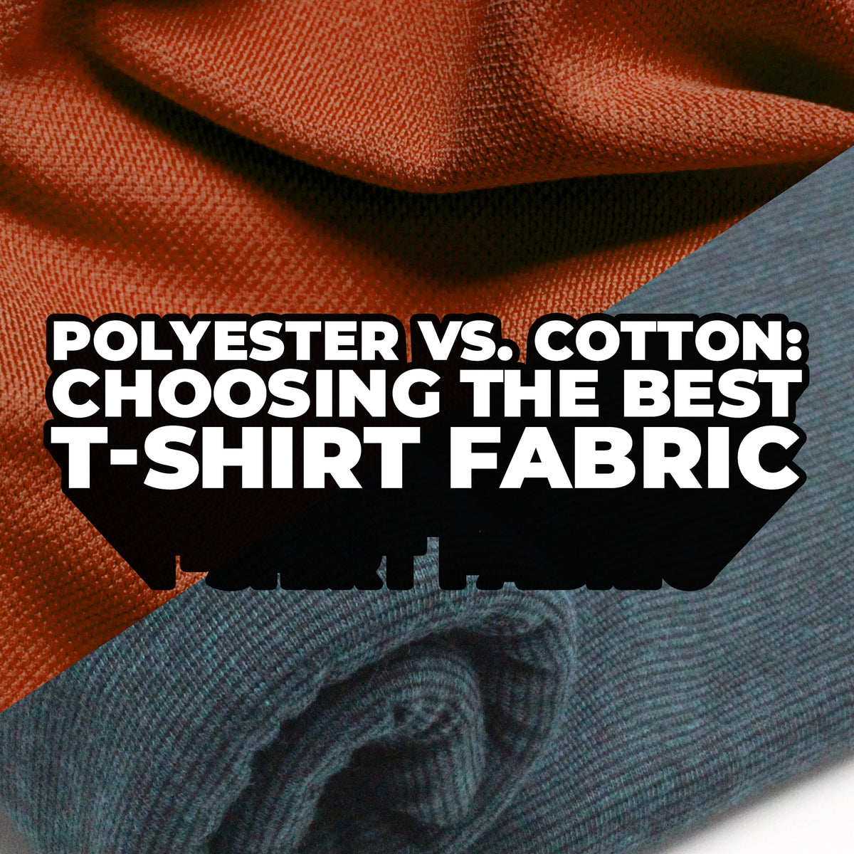 Generally cotton fabric and polyester fabric are colored using synthetic