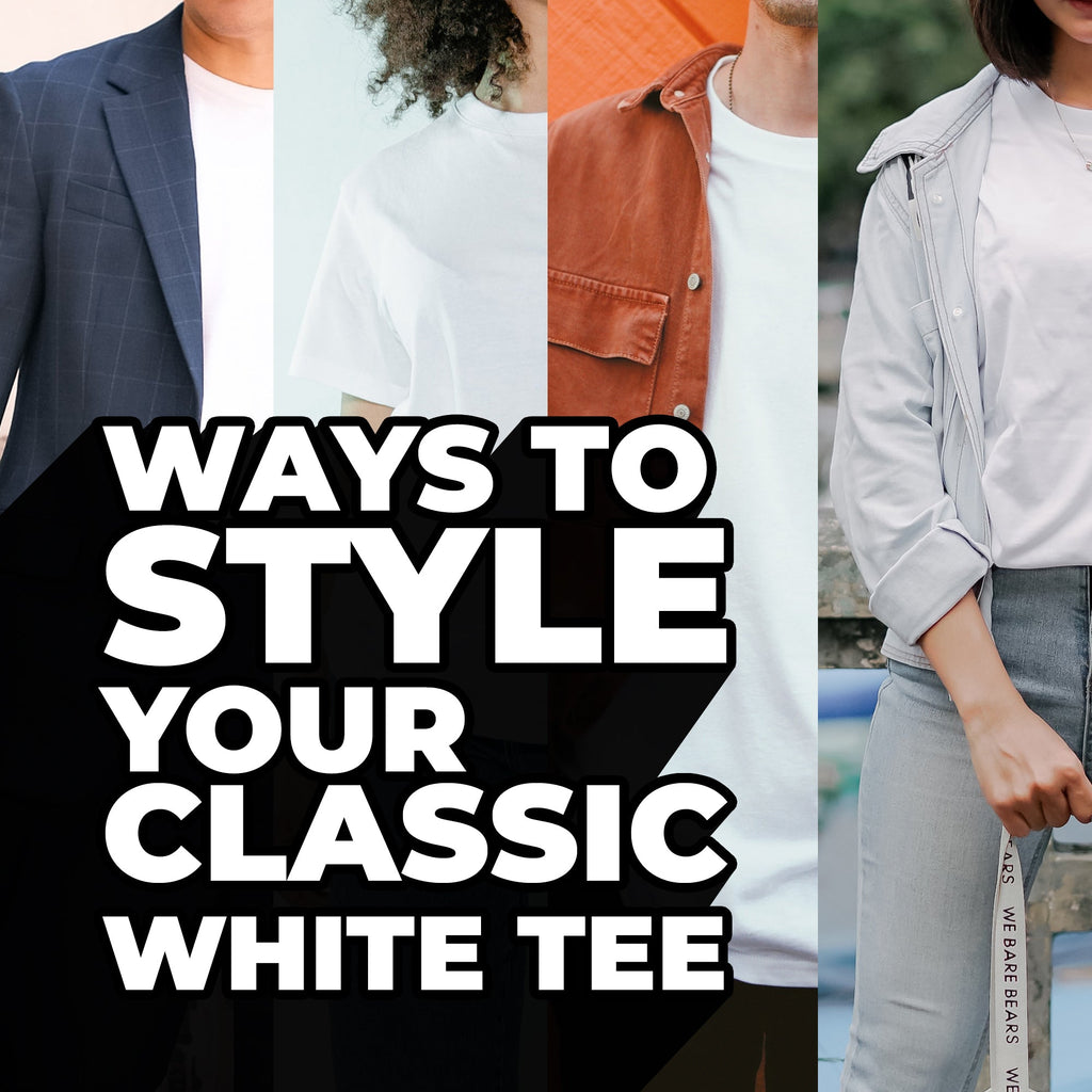 Different Ways to Style Your Classic White T-Shirt