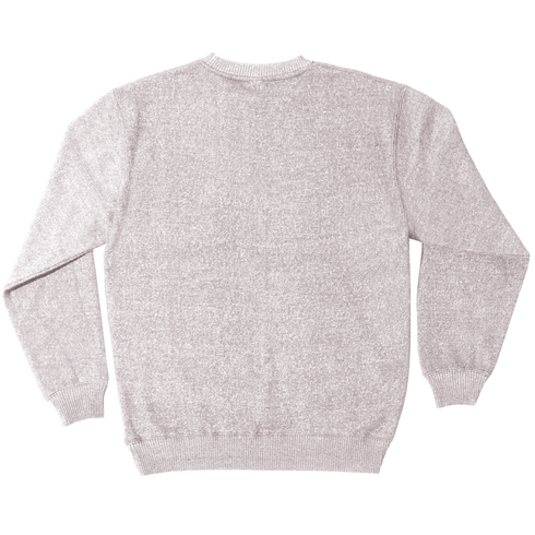 Gray sweater on a white background