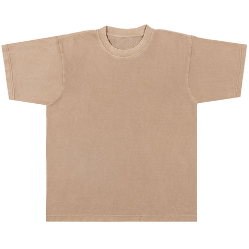 PIGMENT TEE SADDLE BROWN FRONT