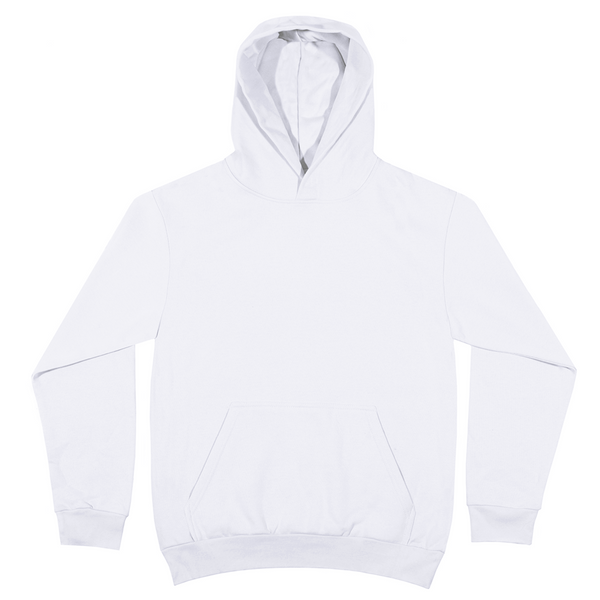 WHITE HOODIE FRONT
