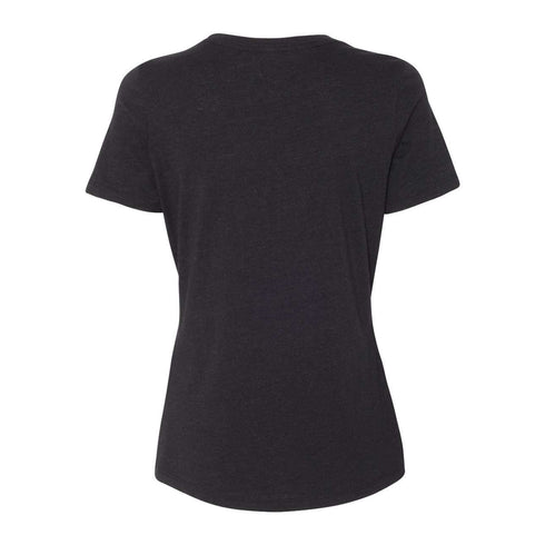 Women's Relaxed Jersey Short Sleeve Tee Black Heather Back