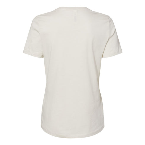 Women's Relaxed Jersey Short Sleeve Tee White Back