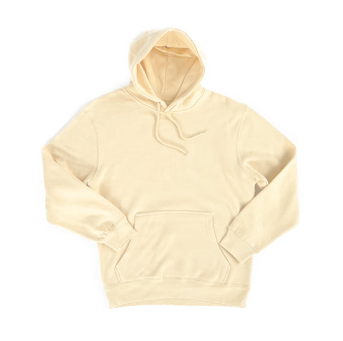 Unisex Premium Pullover Hooded Sweatshirt Soft Yellow