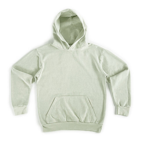 Garment Dye Hoodie Pistachio Front
