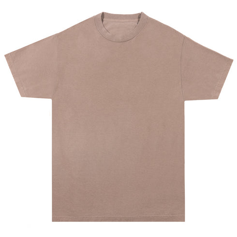Garment Dyed T Shirt Sand Front