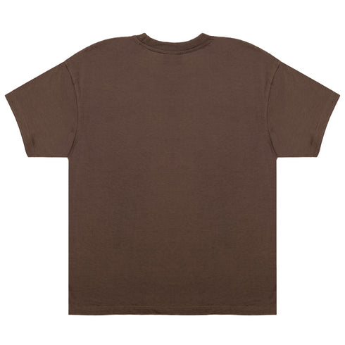 heavy core tee brown back