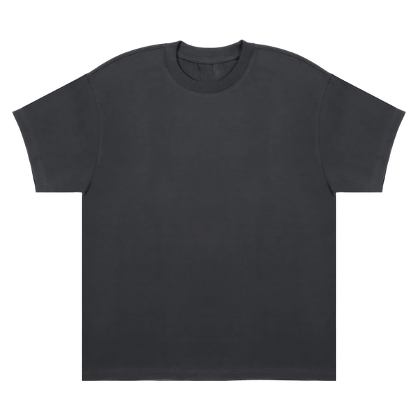 heavy core tee charcoal front
