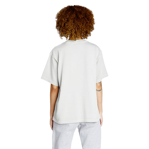 heavyweight pigment tee cement model women back