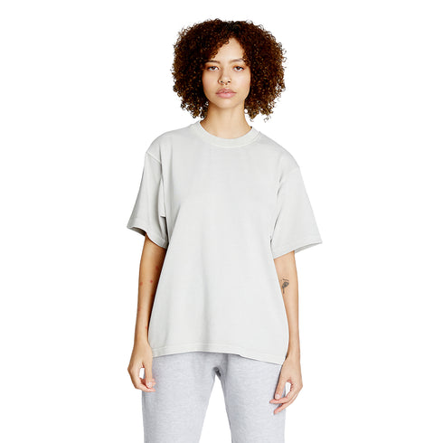 heavyweight pigment tee cement model women front