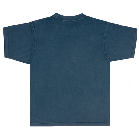 heavyweight pigment tee harbor blue back