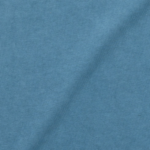 heavyweight pigment tee pebble blue fabric close-up