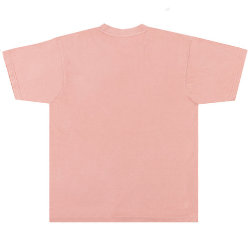 heavyweight pigment tee salmon back
