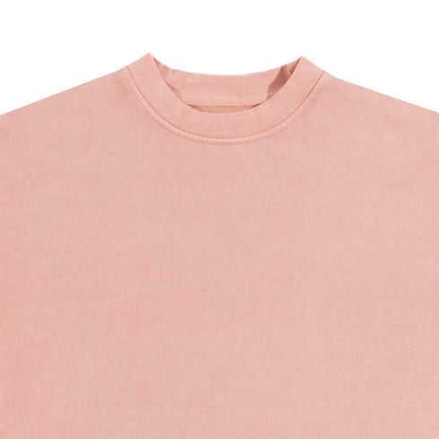Premium Crewneck Pullover Pink Close Up