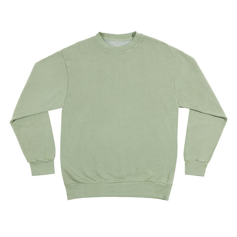 Premium Crewneck Pullover Sage Front