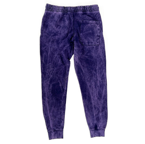 purple wash sweats back
