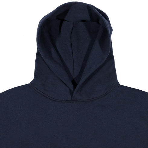 Solid Color Hoodies Navy Blue Fabric Close Up