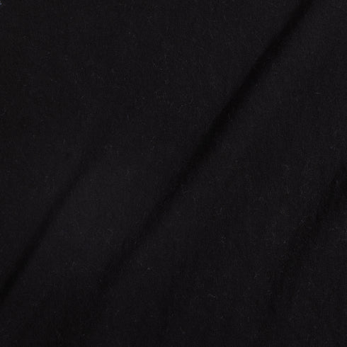 stone wash heavy tee reactive black fabric close up