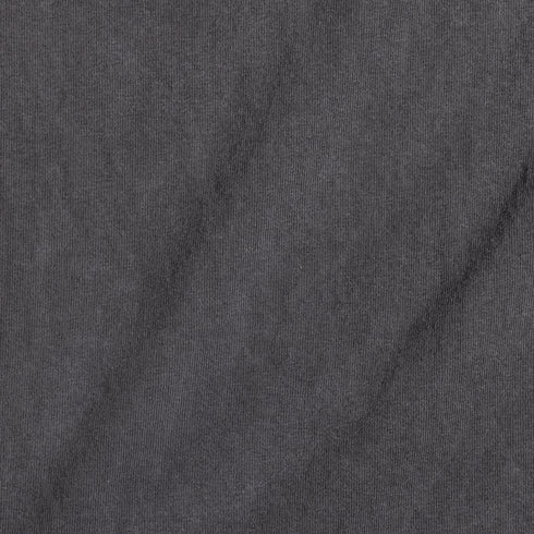 stone wash heavy tee stone grey fabric close up
