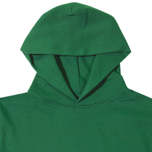streetwear hoodie forest green front zoom