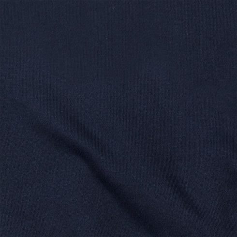 Streetwear Hoodie Navy Blue Fabric Close Up