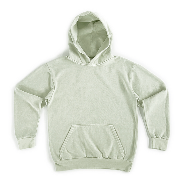streetwear hoodie pistachio front