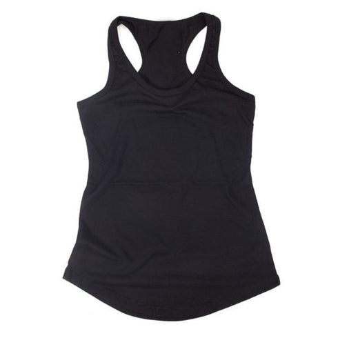 Women Racerback Tank Black
