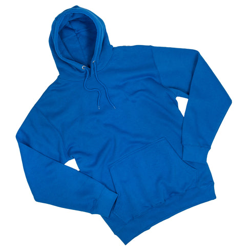 Premium Pullover Hoodie Blue Wrinkle