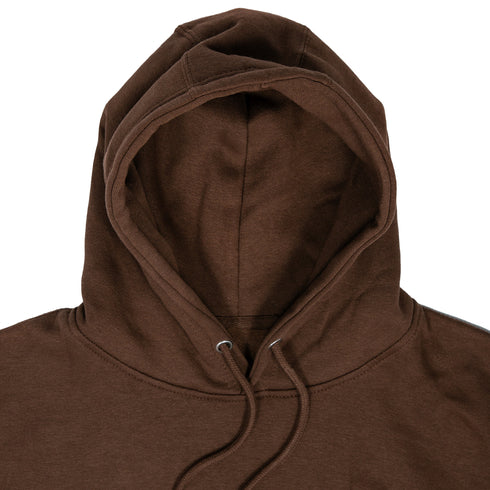 Premium Pullover Hoodie Chestnut Close up