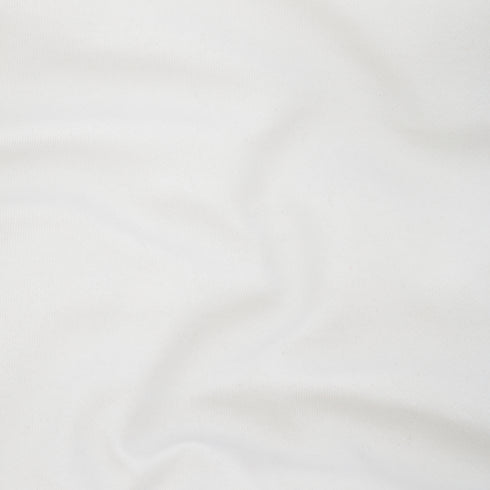 Premium Crewneck Pullover White Close up