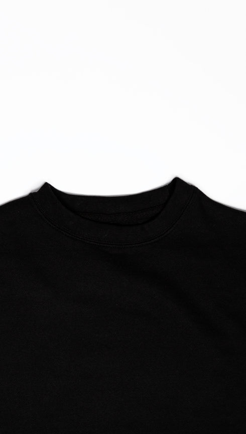 Crewneck Pullover Black Color