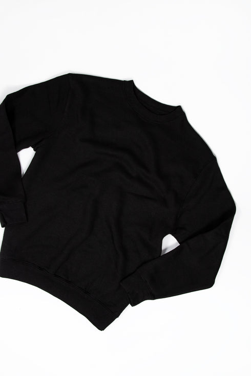 Crewneck Pullover Black Color