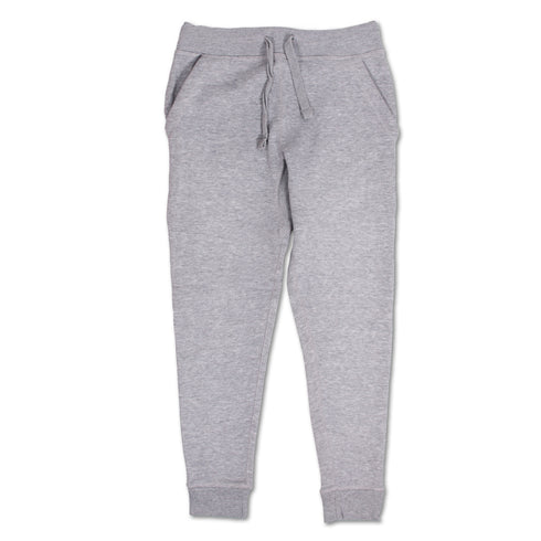 Premium Fleece Joggers Grey Front