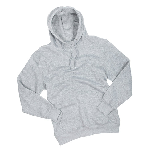 Premium Pullover Hoodie Heather Gray Wrinkle