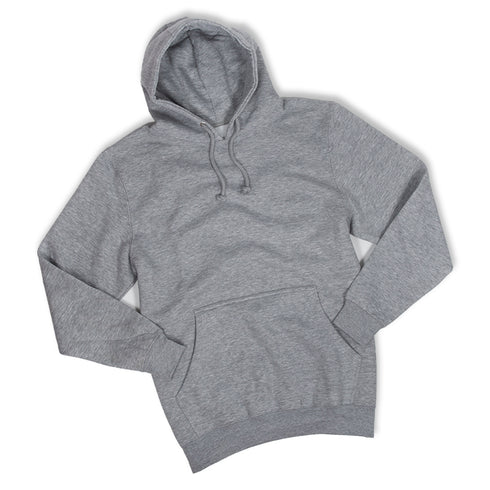 Heavyweight Hoodie Heather Gray Wrinkle