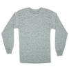 Classic Long Sleeve Heather Grey Front