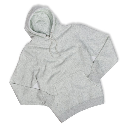 Premium Pullover Hoodie Heather Oatmeal Wrinkle