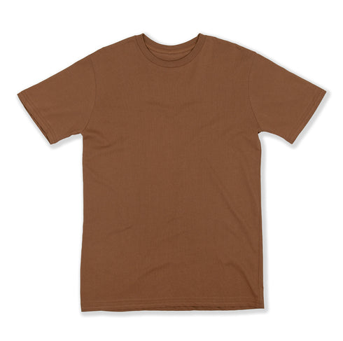 Streetwear Heavyweight Tees Brown Front