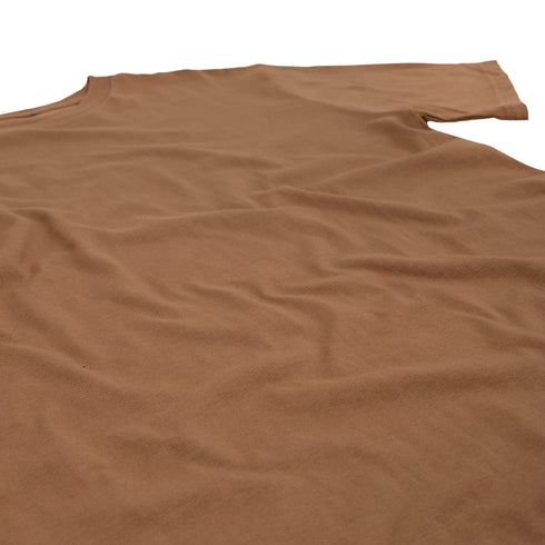 Streetwear Heavyweight Tees Brown Wrinkles