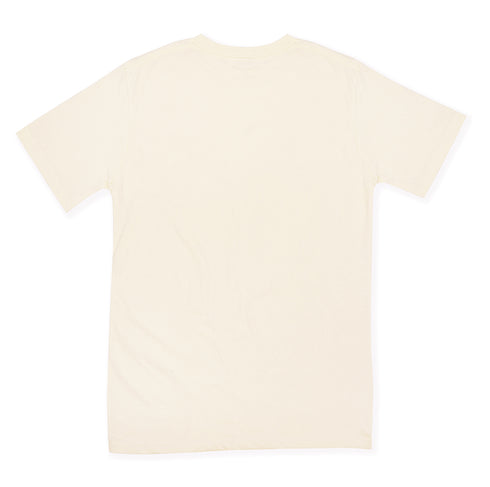 Streetwear Heavyweight Tees Cream Back