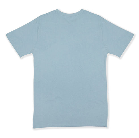 Streetwear Heavyweight Tees Light Blue Back