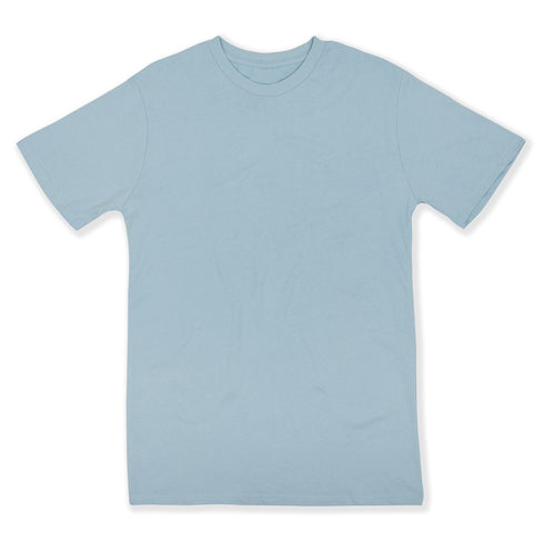 Streetwear Heavyweight Tees Light Blue Front