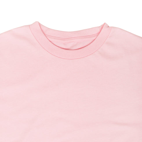 Streetwear Heavyweight Tees Pink Close Up