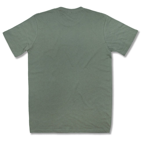 Streetwear Heavyweight Tees Sage Back