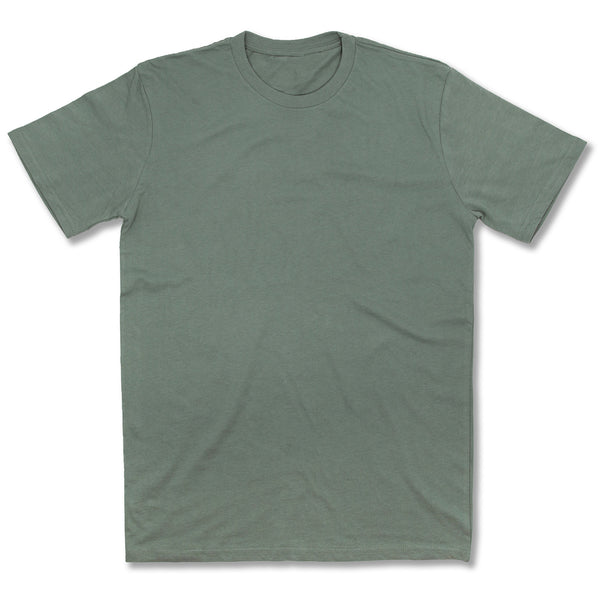 Streetwear Heavyweight Tees Sage Front