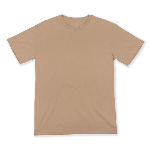 Streetwear Heavyweight Tee Front Tan