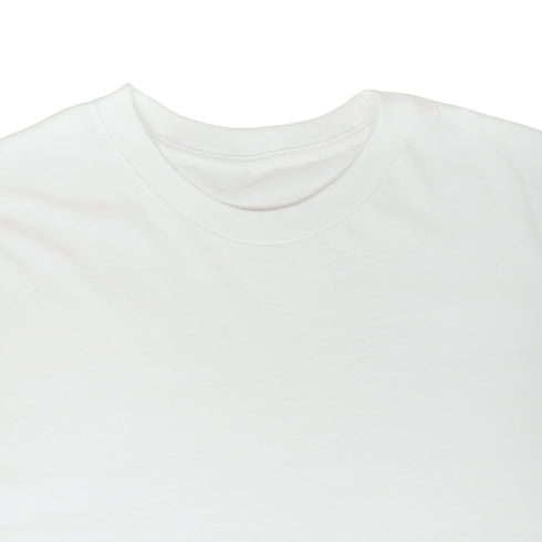 Streetwear Heavyweight Tees White Close Up