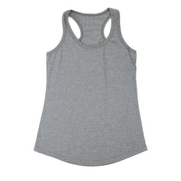 Women Racerback Tank Medium Heather