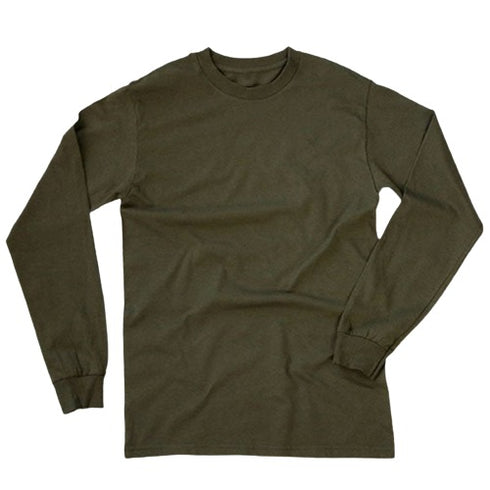 Military Green Long Sleeve T shirt